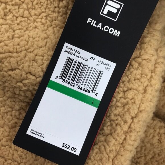 FILA Cropped Teddy Hoodie - Picture 6 of 6